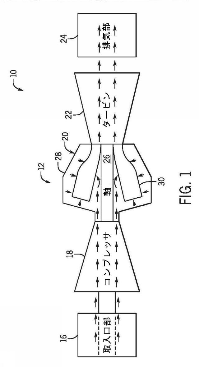 2015045333-ガスタービンシステムのためのインデューサおよびディフューザの構成 図000003