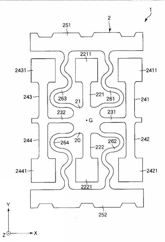 2015087188-振動素子、振動子、電子機器および移動体 図000003