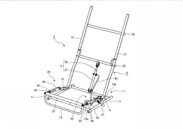 2015188553-リクライニング機構並びに椅子、座椅子及び車椅子 図000003