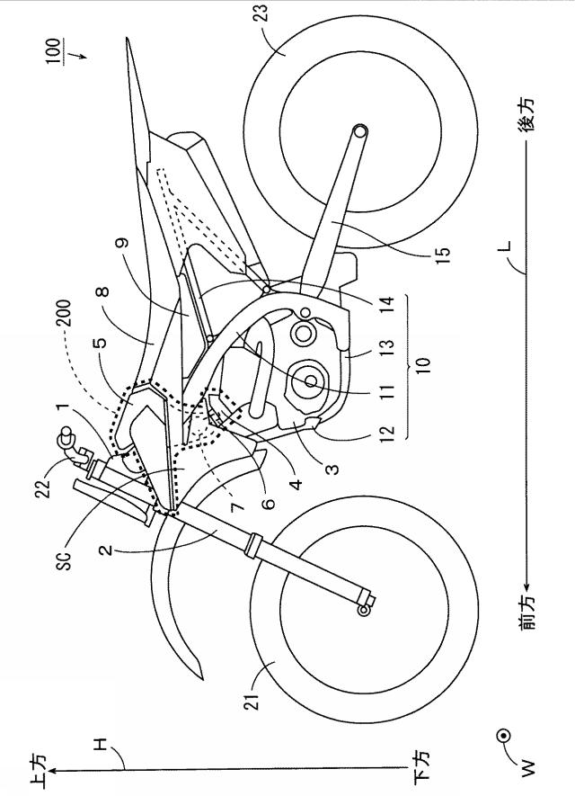 2015229921-吸気消音装置およびそれを備える鞍乗型車両 図000003