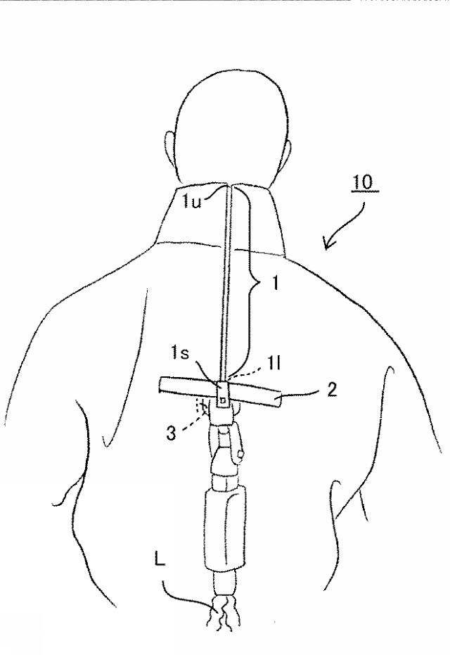 2020193417-墜落制止用器具を装着のまま着脱可能な作業衣服 図000003