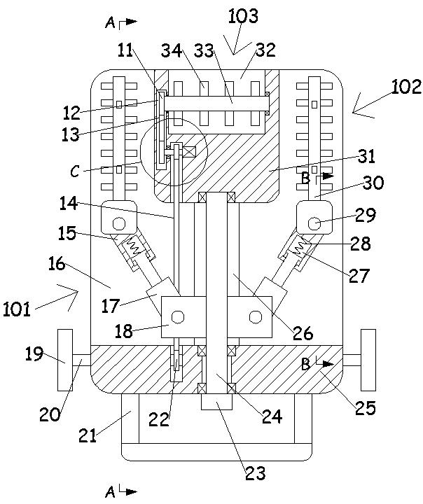 2021000414-プッシュ式防火隔離初歩成型の緊急用森林防火車 図000003