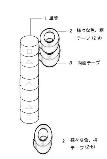 2016038097-テープ巻き単管 図000004