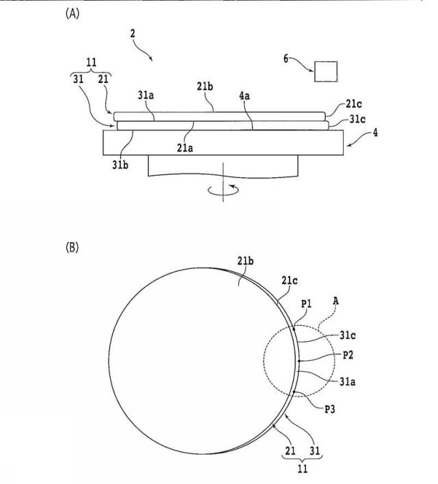 2016096295-２層構造ウェーハの加工方法 図000004
