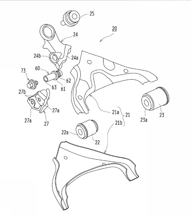 2019217806-フロントロアアーム、フロントサスペンション装置ならびに車両 図000004