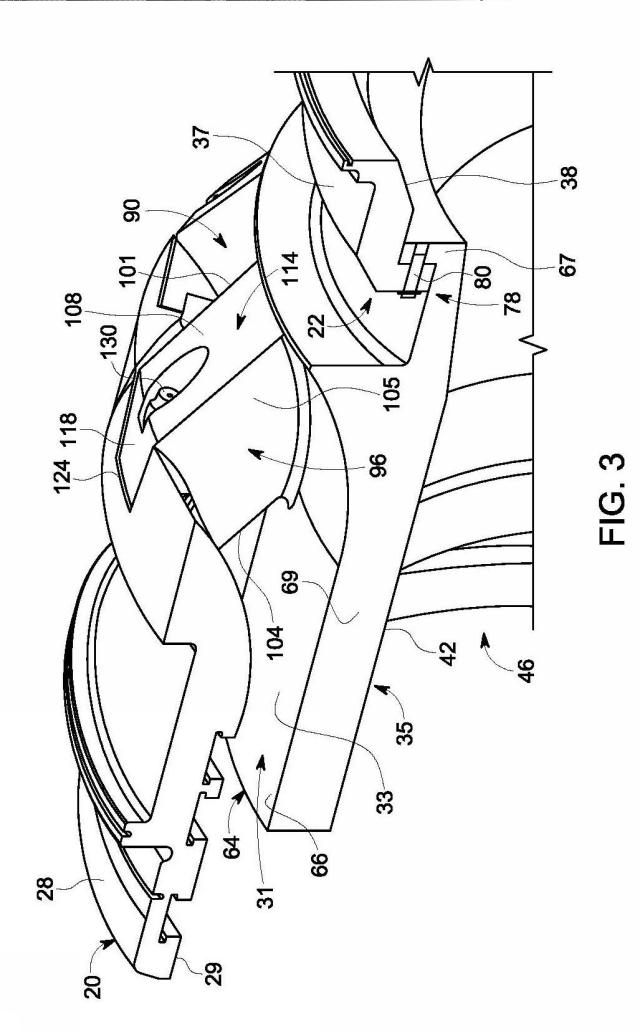 2015036548-ガスターボ機械用の、ディフューザが一体化された内部筒部材 図000005