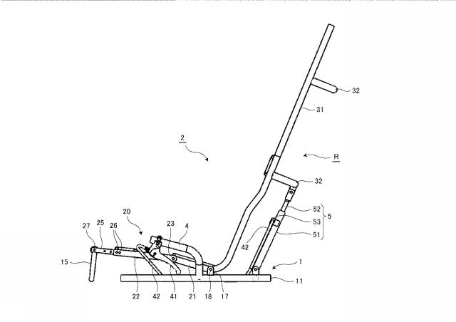 2015188553-リクライニング機構並びに椅子、座椅子及び車椅子 図000005