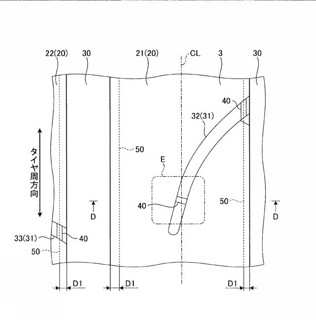 2017226313-空気入りタイヤ、タイヤ加硫成形金型及びタイヤ製造方法 図000005