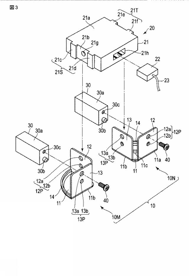 2020034142-車載装置の取付構造 図000005