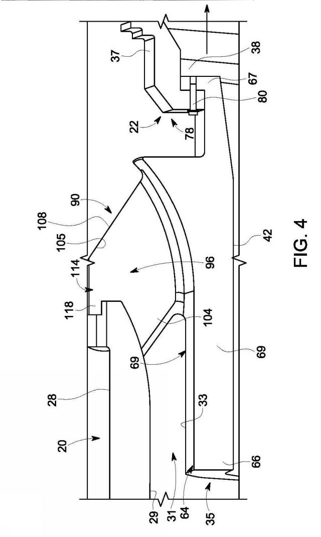 2015036548-ガスターボ機械用の、ディフューザが一体化された内部筒部材 図000006