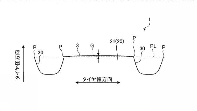 2017226313-空気入りタイヤ、タイヤ加硫成形金型及びタイヤ製造方法 図000006