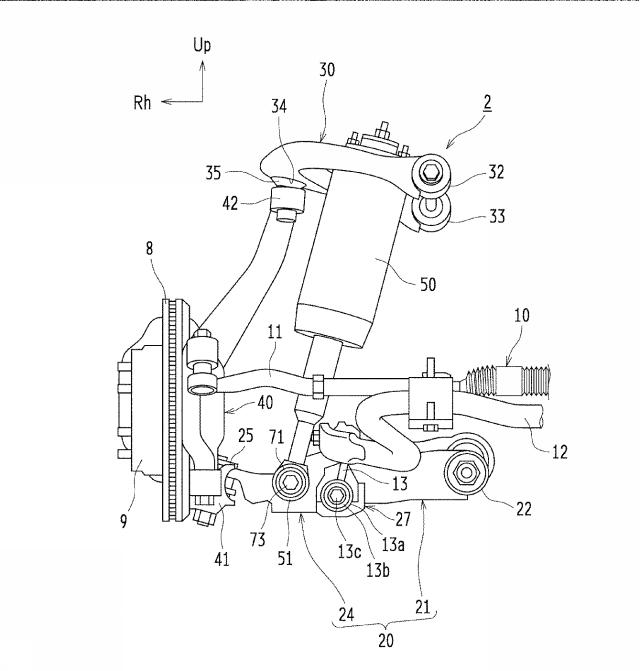 2019217806-フロントロアアーム、フロントサスペンション装置ならびに車両 図000006