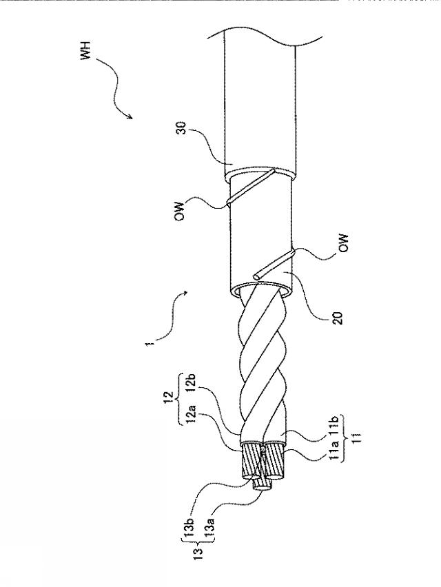 2017228382-耐屈曲シールド複合ケーブル及び車輪配索用ワイヤーハーネス 図000007