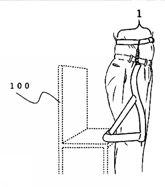2019069124-座った状態において骨盤に伝わる上半身の重量を軽減する重量軽減装具 図000007