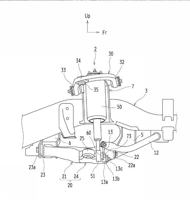 2019217806-フロントロアアーム、フロントサスペンション装置ならびに車両 図000007