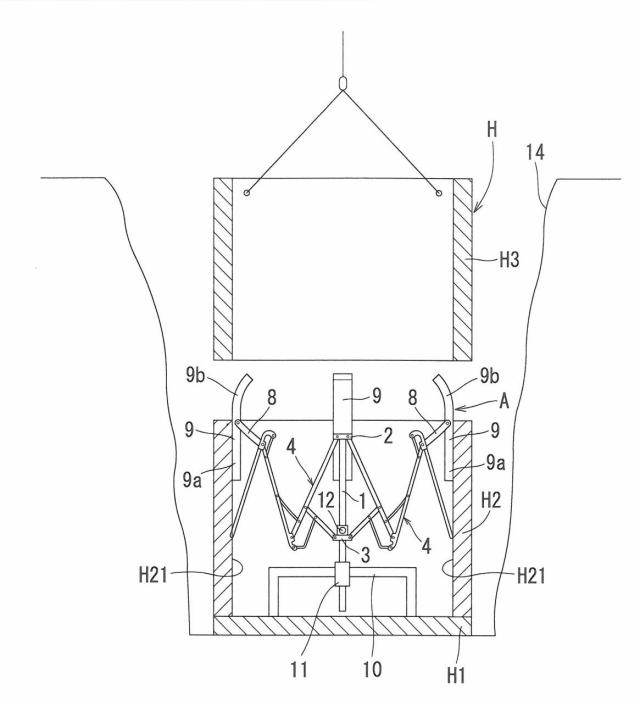 2020190076-ハンドホール・マンホール等の組立式埋設ボックス用治具及び当該冶具を用いた組立式埋設ボックスの組立て方法 図000007