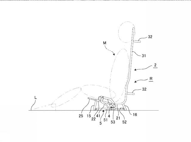 2015188553-リクライニング機構並びに椅子、座椅子及び車椅子 図000008