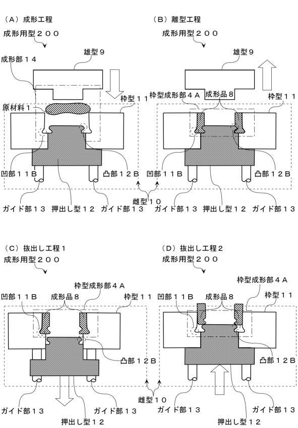 2021066166-アンダーカット形状を有する成形品を製造する成形用型及びアンダーカット形状を有する成形品の製造方法 図000008