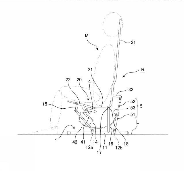 2015188553-リクライニング機構並びに椅子、座椅子及び車椅子 図000010