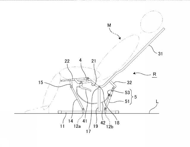 2015188553-リクライニング機構並びに椅子、座椅子及び車椅子 図000011