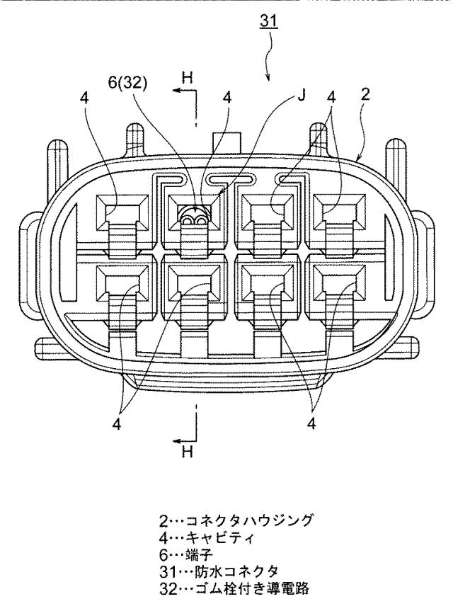 2021197205-ゴム栓、ゴム栓付き導電路、及び、防水コネクタ 図000014
