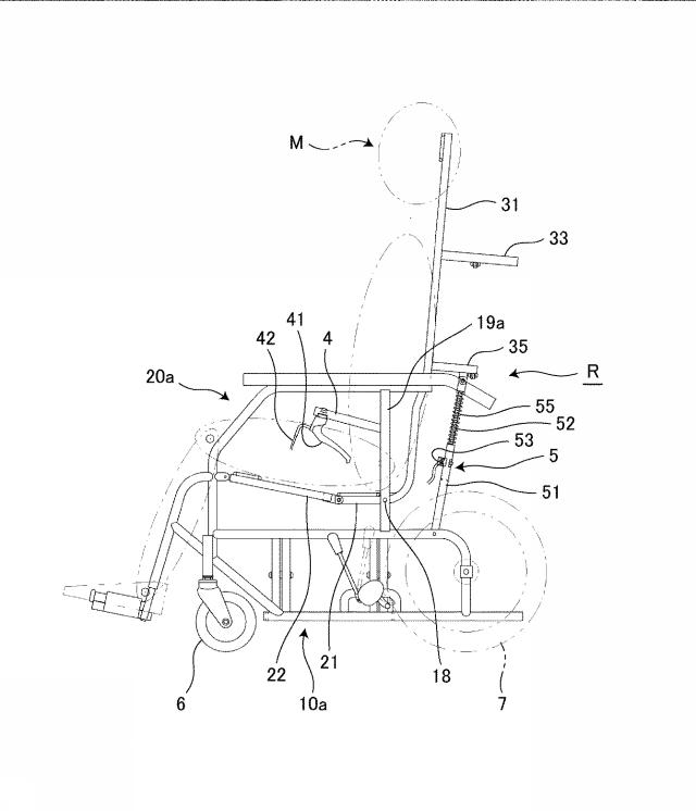 2015188553-リクライニング機構並びに椅子、座椅子及び車椅子 図000016