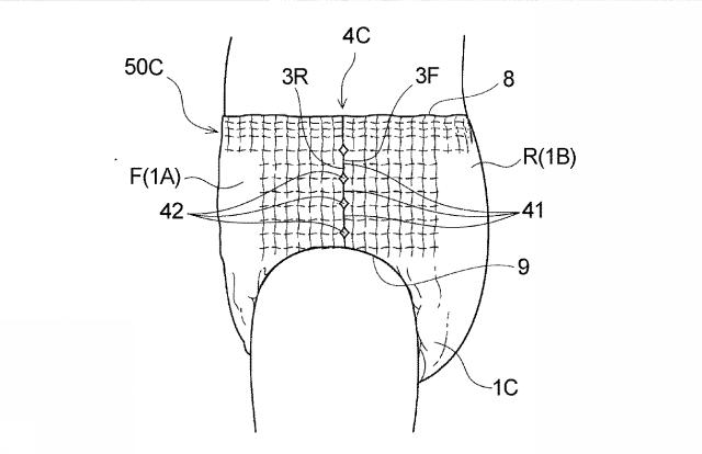 2015008943-パンツ型着用物品及びその製造方法 図000017