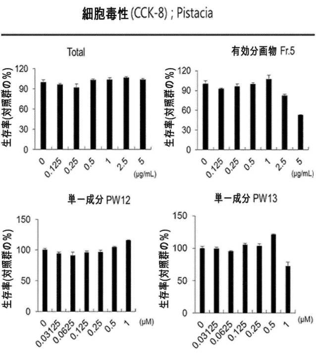 2018162247-ピスタキア  ウェインマニフォリア抽出物、その分画物またはこれらから分離された化合物を含む慢性閉塞性肺疾患（ＣＯＰＤ）の予防または治療用薬学的組成物 図000030