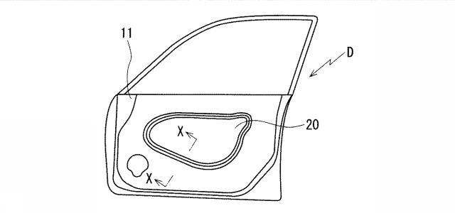 5721125-自動車用ドア構造 図000002