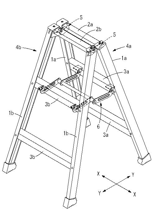 5775063-脚立における開き止め装置 図000002