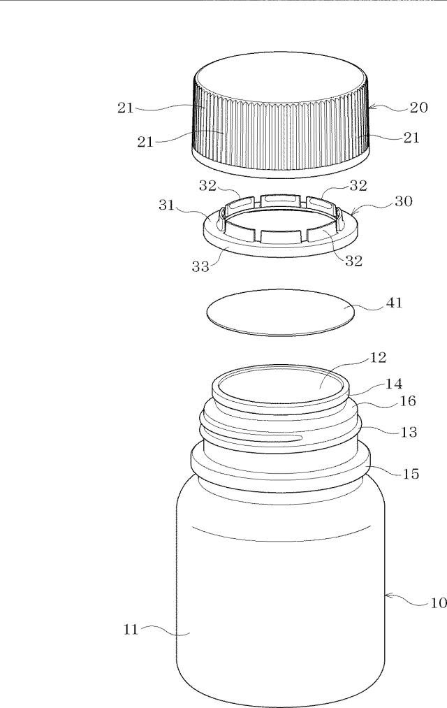 5788223-容器の蓋体と、それを使用する包装容器 図000002