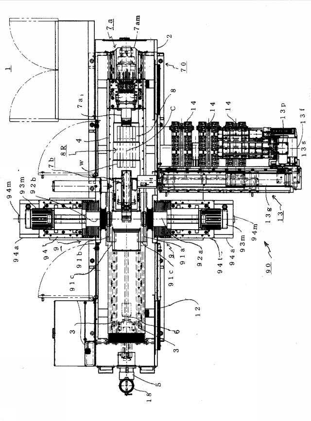 5802072-円筒状インゴットブロックを四角柱状ブロックに加工する切断方法 図000002