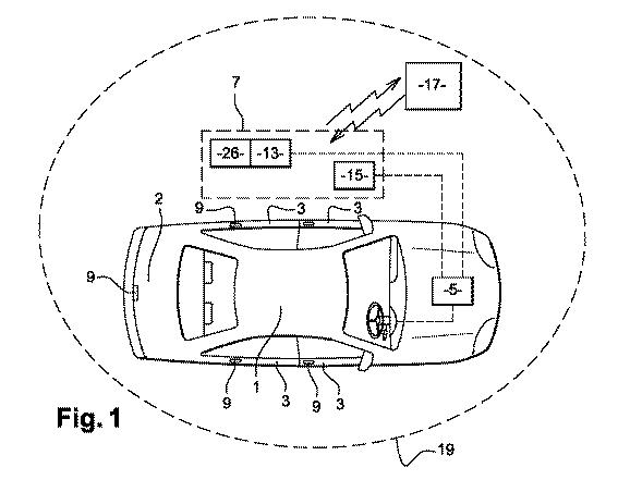 5832895-自動車の開閉パネルの自動的ロック解除装置 図000002