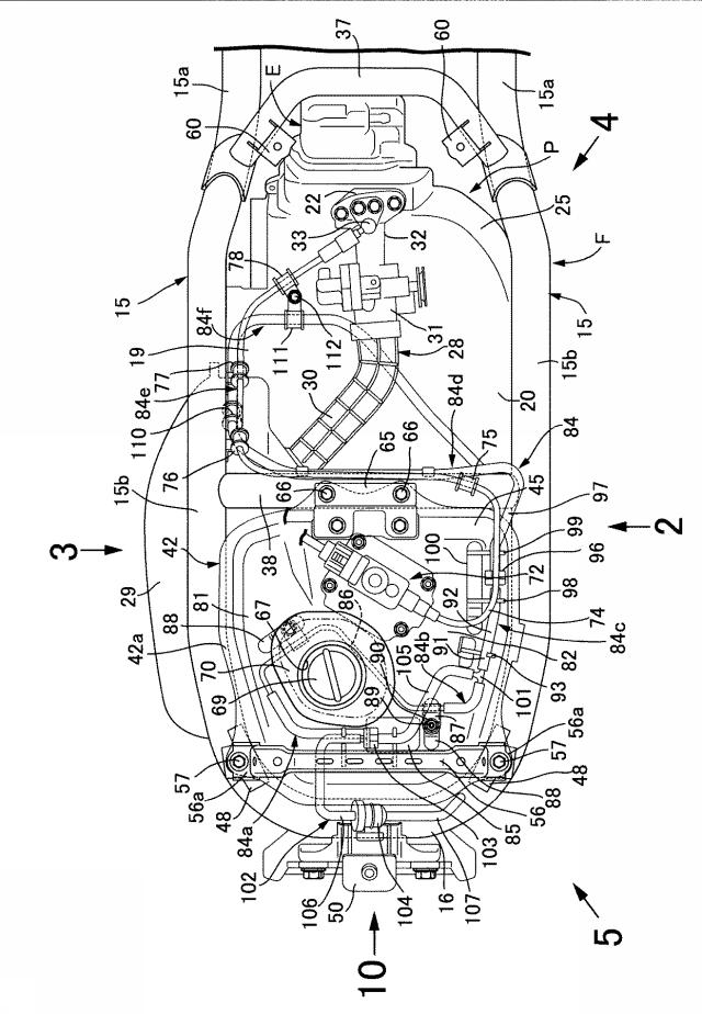 5835685-自動二輪車における蒸発燃料処理装置 図000002