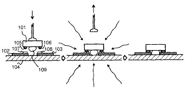 6038035-印刷導電性表面にチップを取り付ける方法及び装置 図000002