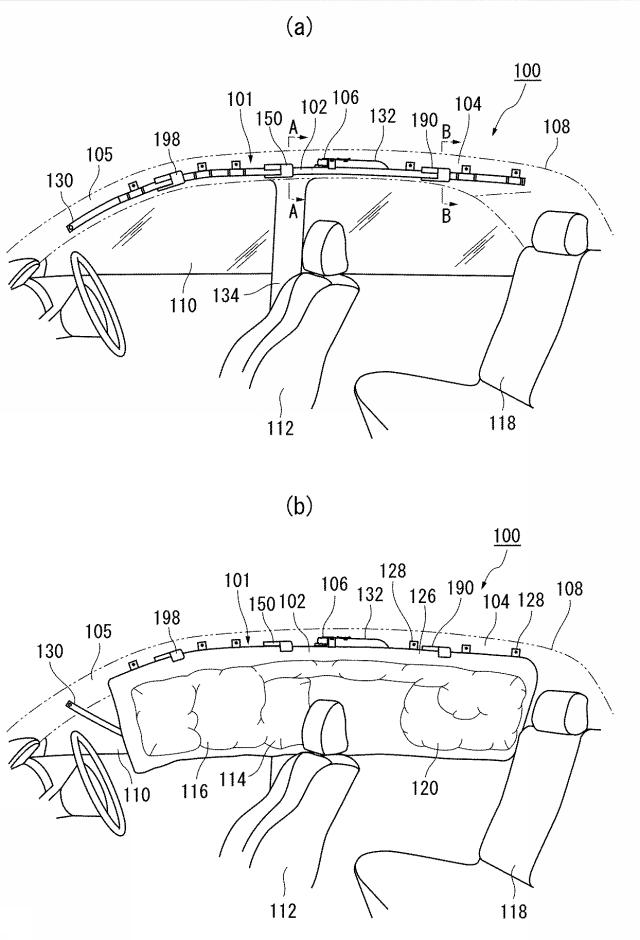 6096651-カーテンエアバッグ装置およびカーテンエアバッグ装置の車両取付構造 図000002