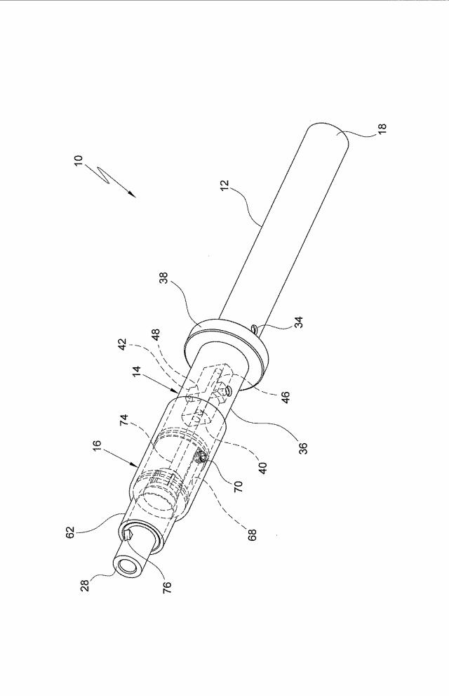 6205438-カテーテルハンドル及びこのようなハンドルを含むカテーテルアセンブリ 図000002