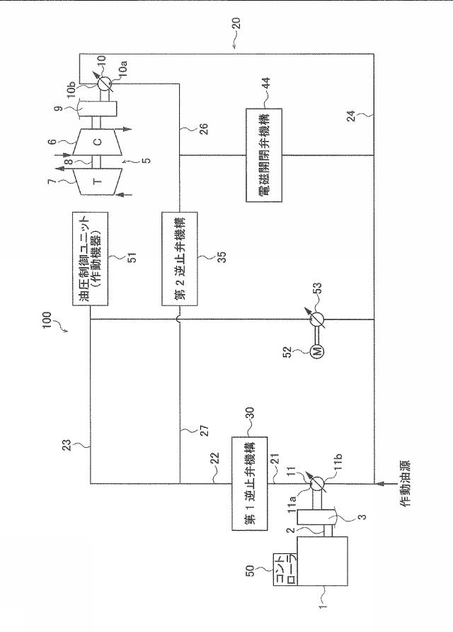 6409162-内燃機関の過給機余剰動力回収装置及び船舶 図000002