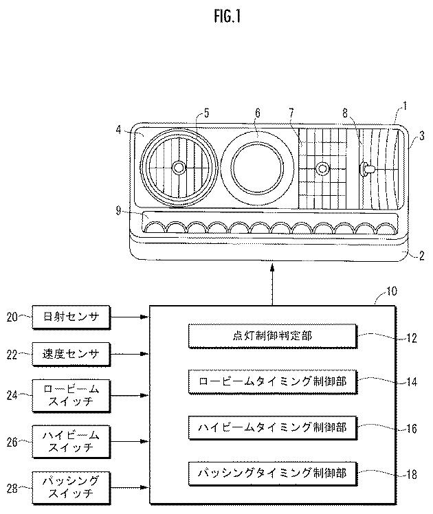 6425953-車両用前照灯システムの制御方法 図000002