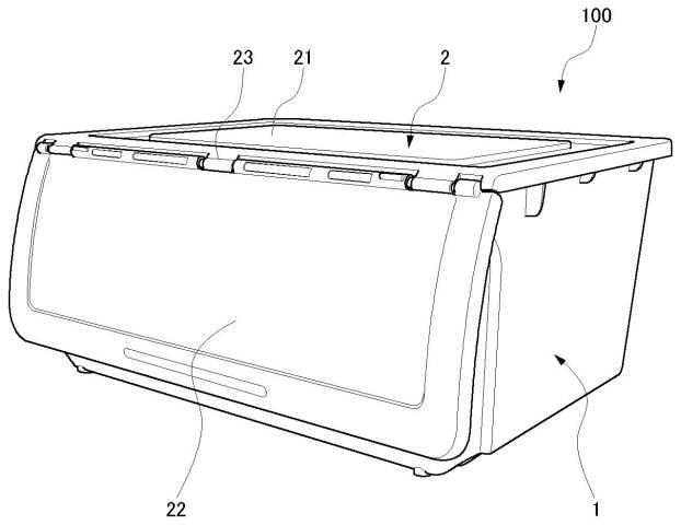 6473431-収納ケース及びそのヒンジ構造 図000002