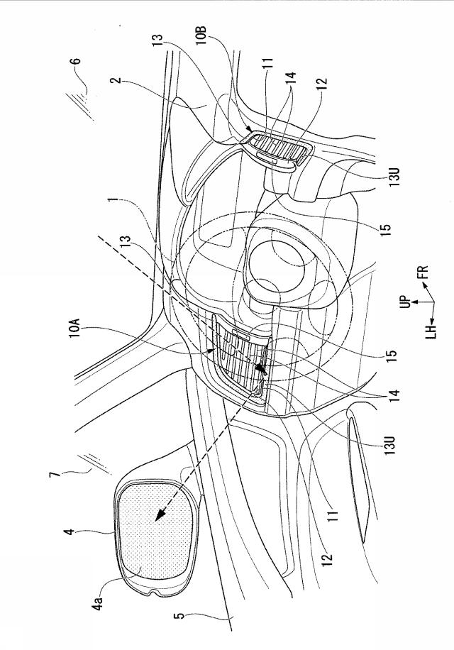 6623499-車両の空調吹出部構造 図000002