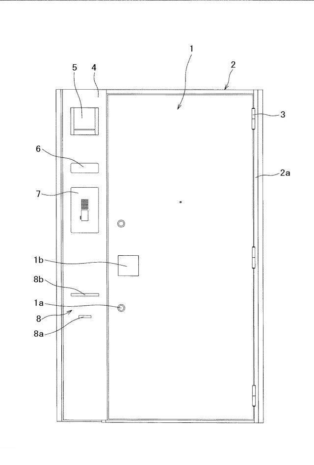 6735087-戸装置のエントランスパネルの取付け構造および取付け方法 図000002