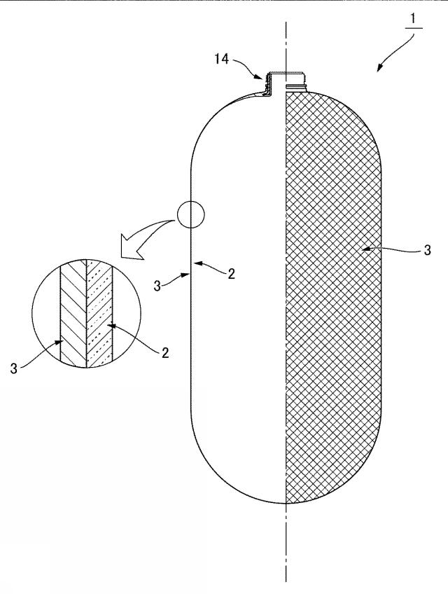 6736124-耐圧容器の製造方法並びに当該製造方法に用いる予備成形体および容器 図000002