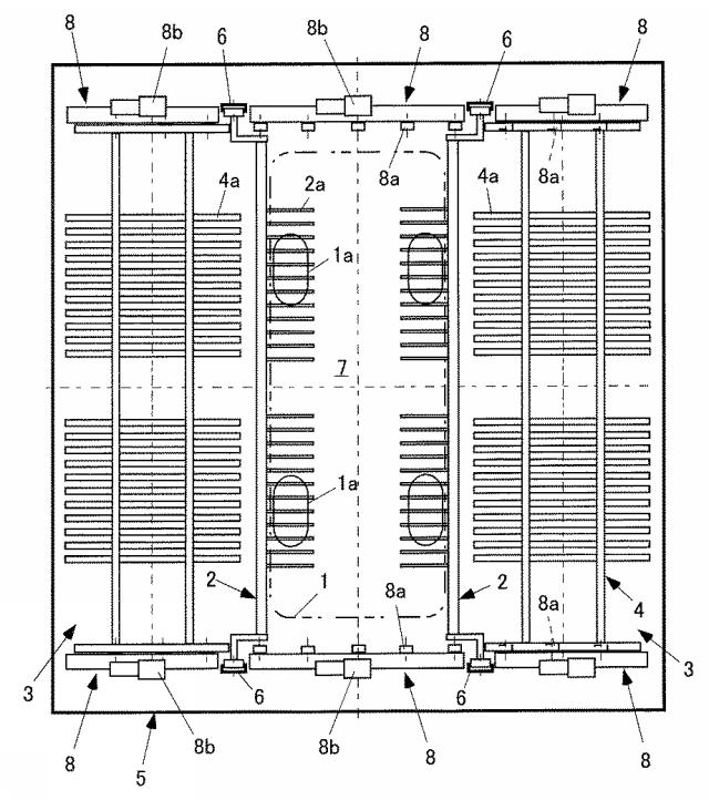 6797538-フォークパーキングのトレイ横行装置 図000002