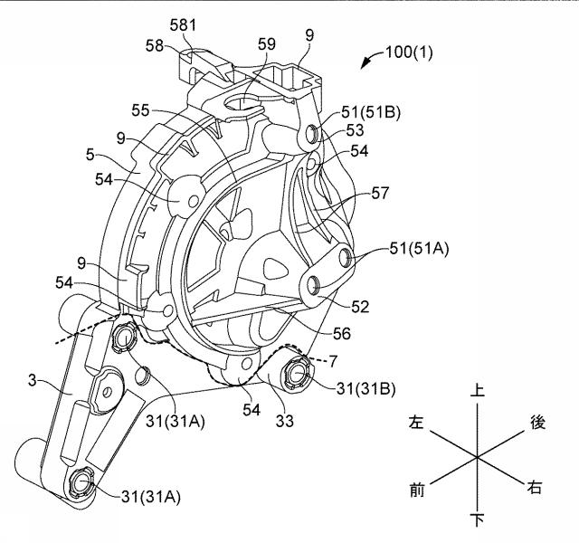 6837605-車両安全のための低剛性部を有するブラケットを含む自動車用の取付構造 図000002