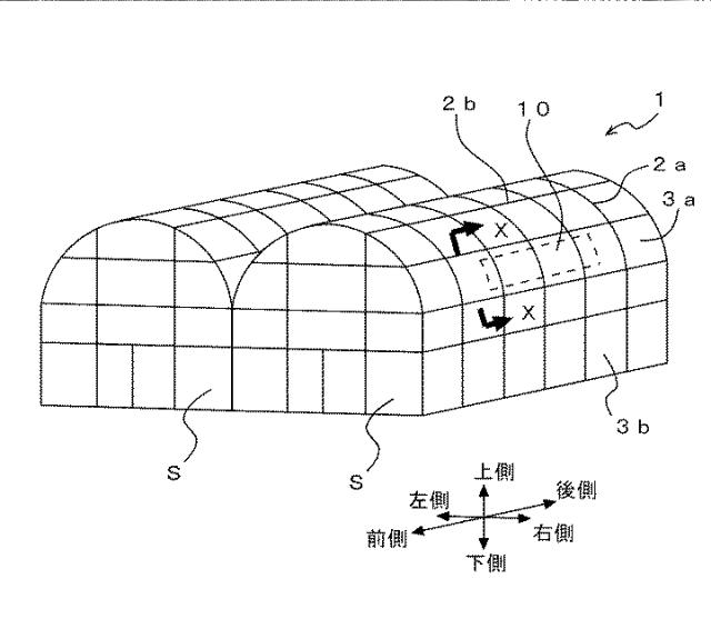 6899009-ビニールハウスの防虫網取付構造 図000002