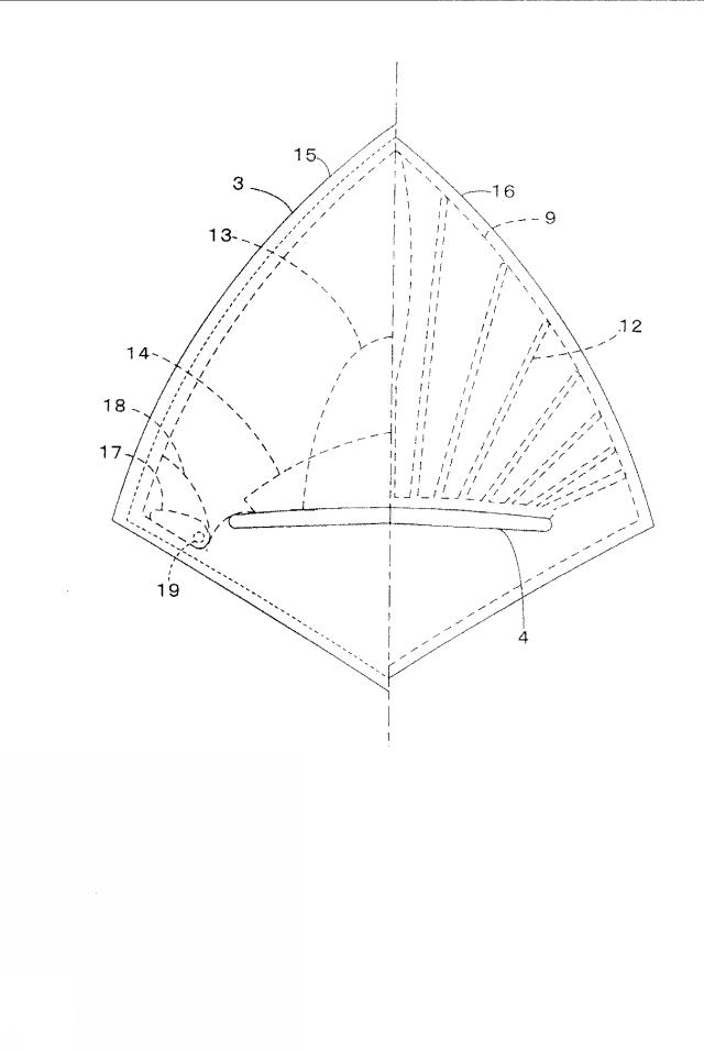 5714151-背もたれ椅子およびそれに用いる椅子用シート材 図000003