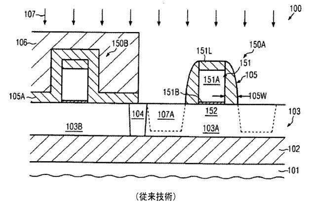 5795260-段階的な形状の構造を有する埋め込み歪誘起材質を伴うトランジスタ 図000003