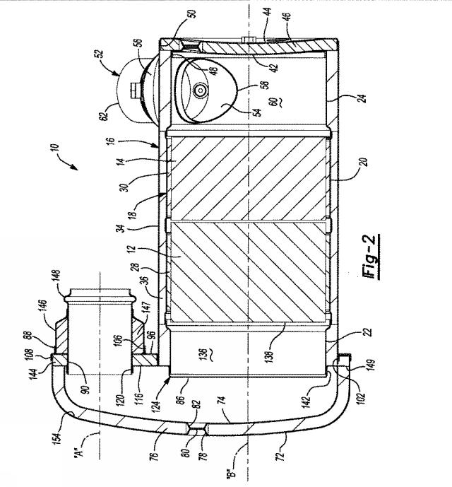 5796093-一体型シェルおよびバッフルを備えた排気ガス後処理装置 図000003