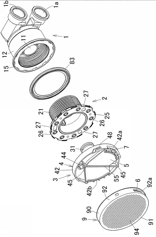 5801703-浴槽用給湯口アダプターおよびそのフィルター部材 図000003